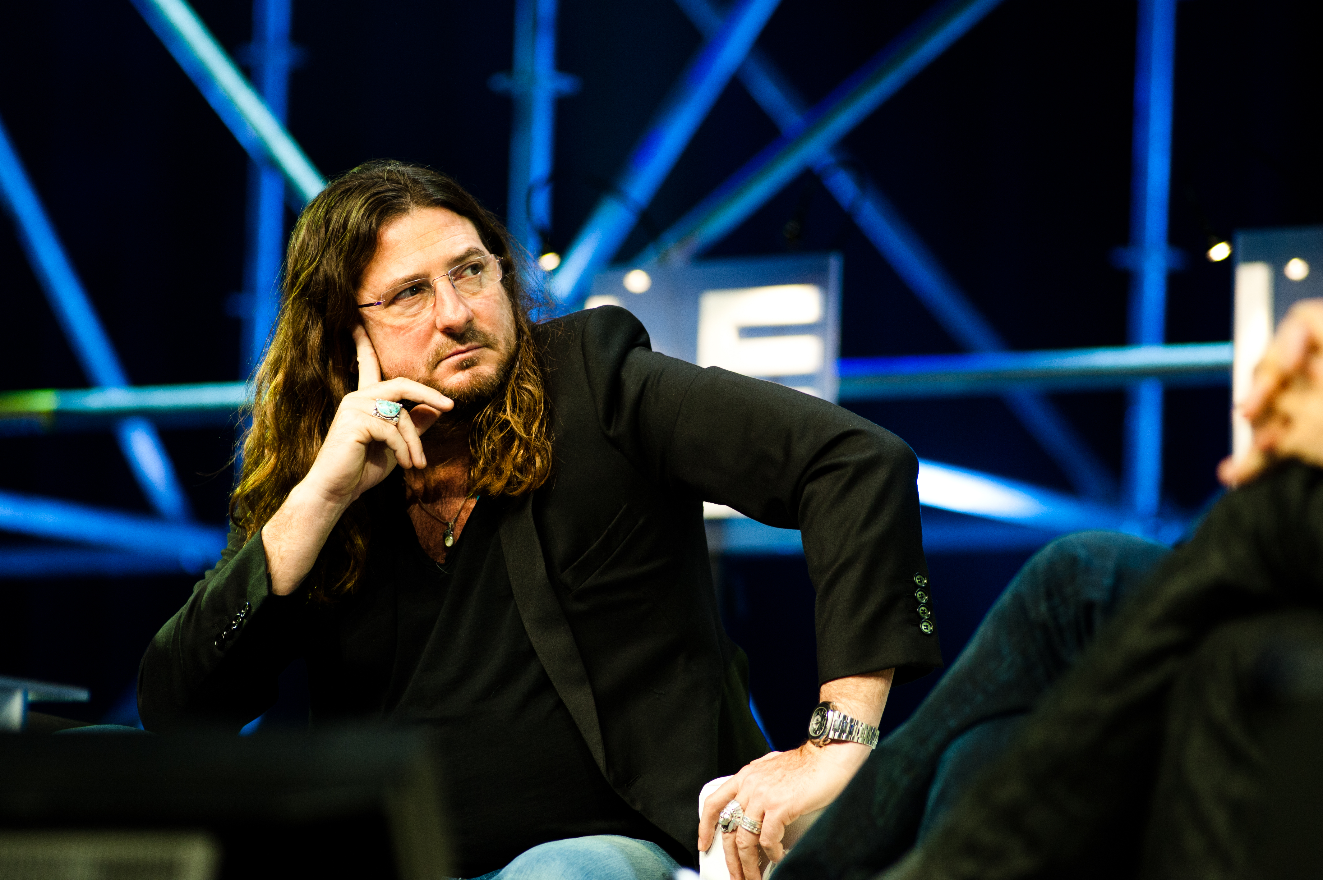 Portrait de Jacques-Antoine Granjon, cofondateur de Vente-Privée.com (Veepee), lors de LeWeb 2011 à Paris.
